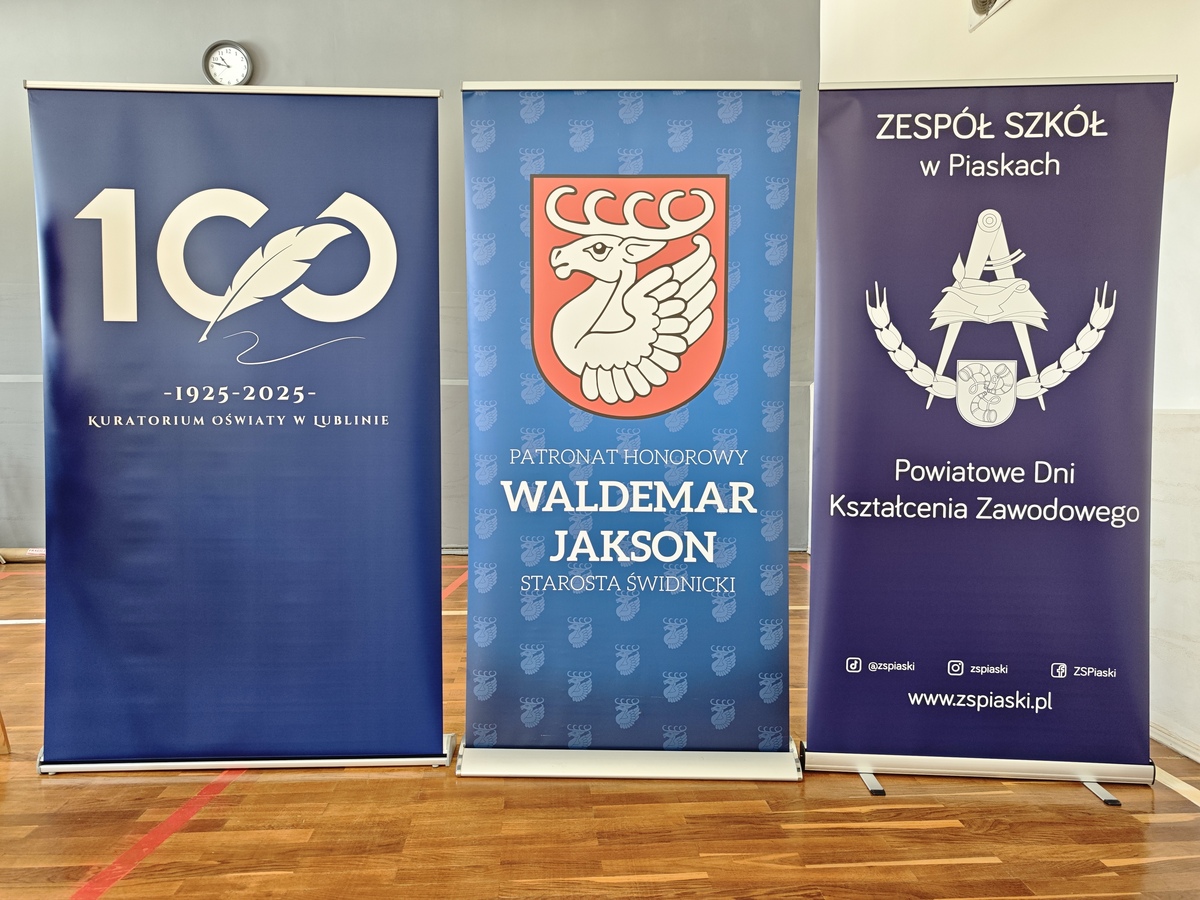 Bannery targów edukacyjnych